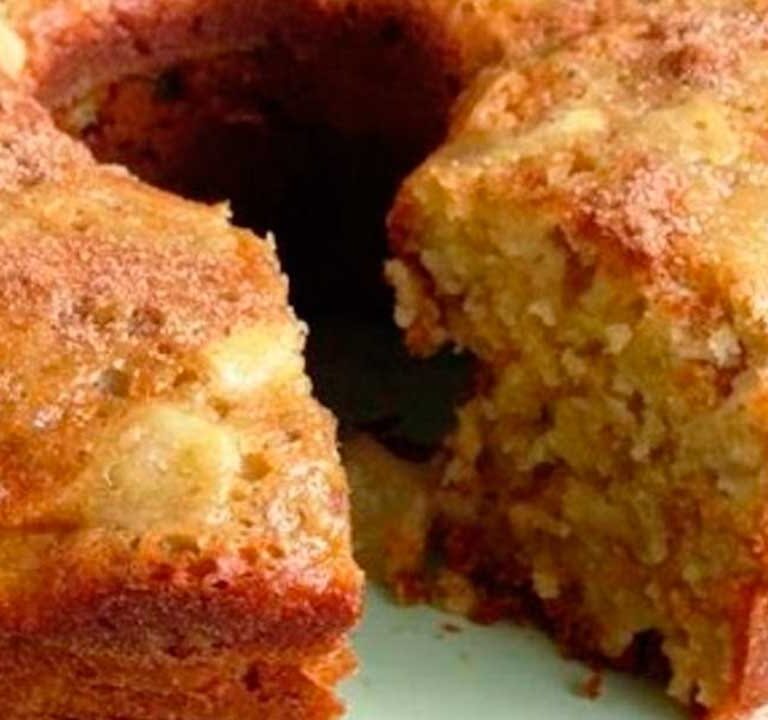 Bolo de Aveia e Maçã Delicioso, Sem Açúcar, Trigo e Leite - Fácil e Saudável