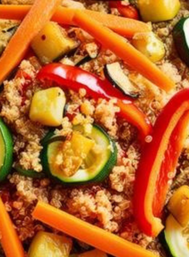 Receita de Quinoa com Legumes Crocantes